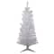 4ft. Pre-Lit White Iridescent Pine Artificial Christmas Tree, Pink Lights